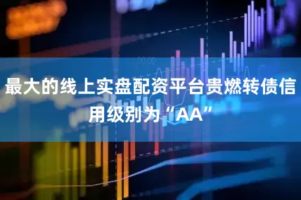 最大的线上实盘配资平台贵燃转债信用级别为“AA”